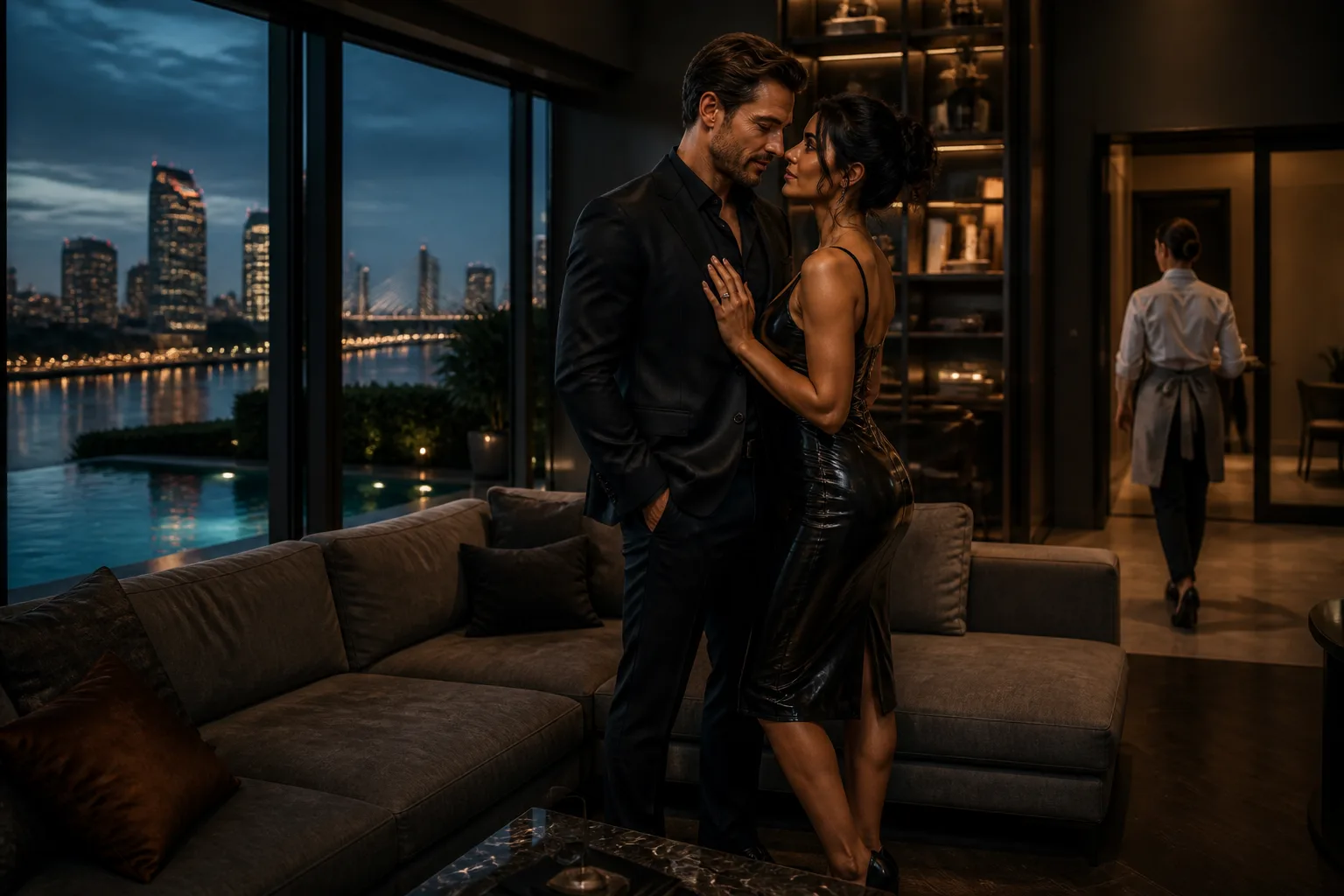 Erotic story illustration: The Client Who Invited Me to a Club in Rotterdam