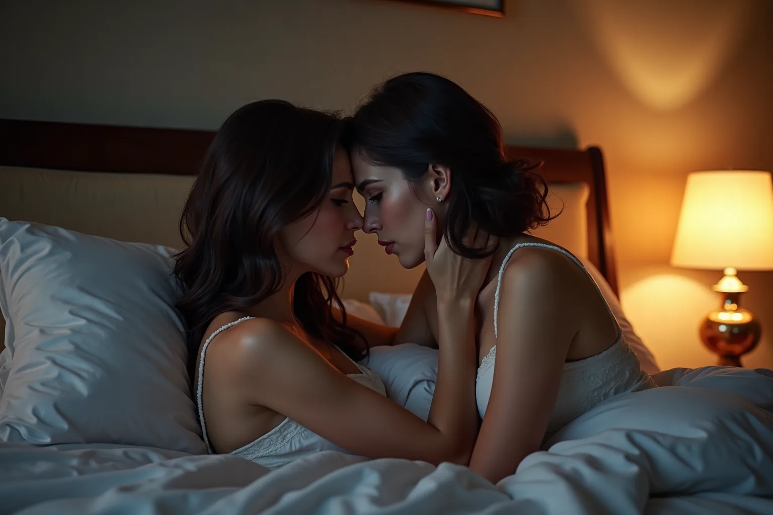 Erotic story illustration: The Secret Elena Kept Beneath Her Lingerie