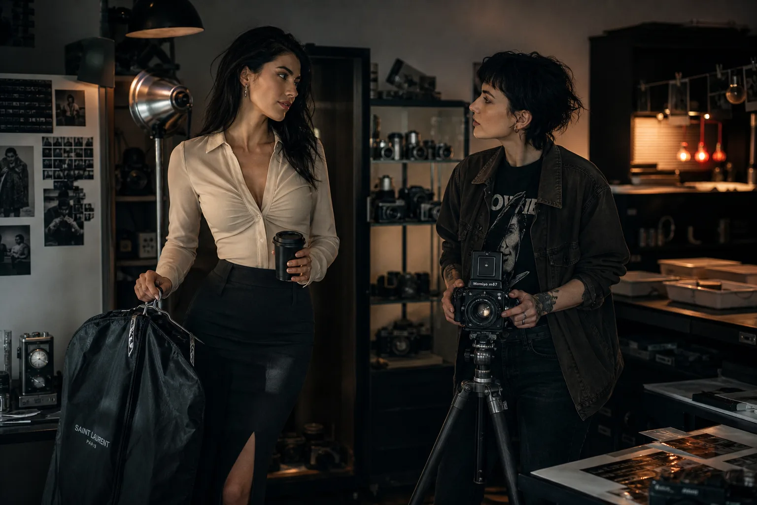 Erotic story illustration: The Photographer Who Saw Me Without Filters
