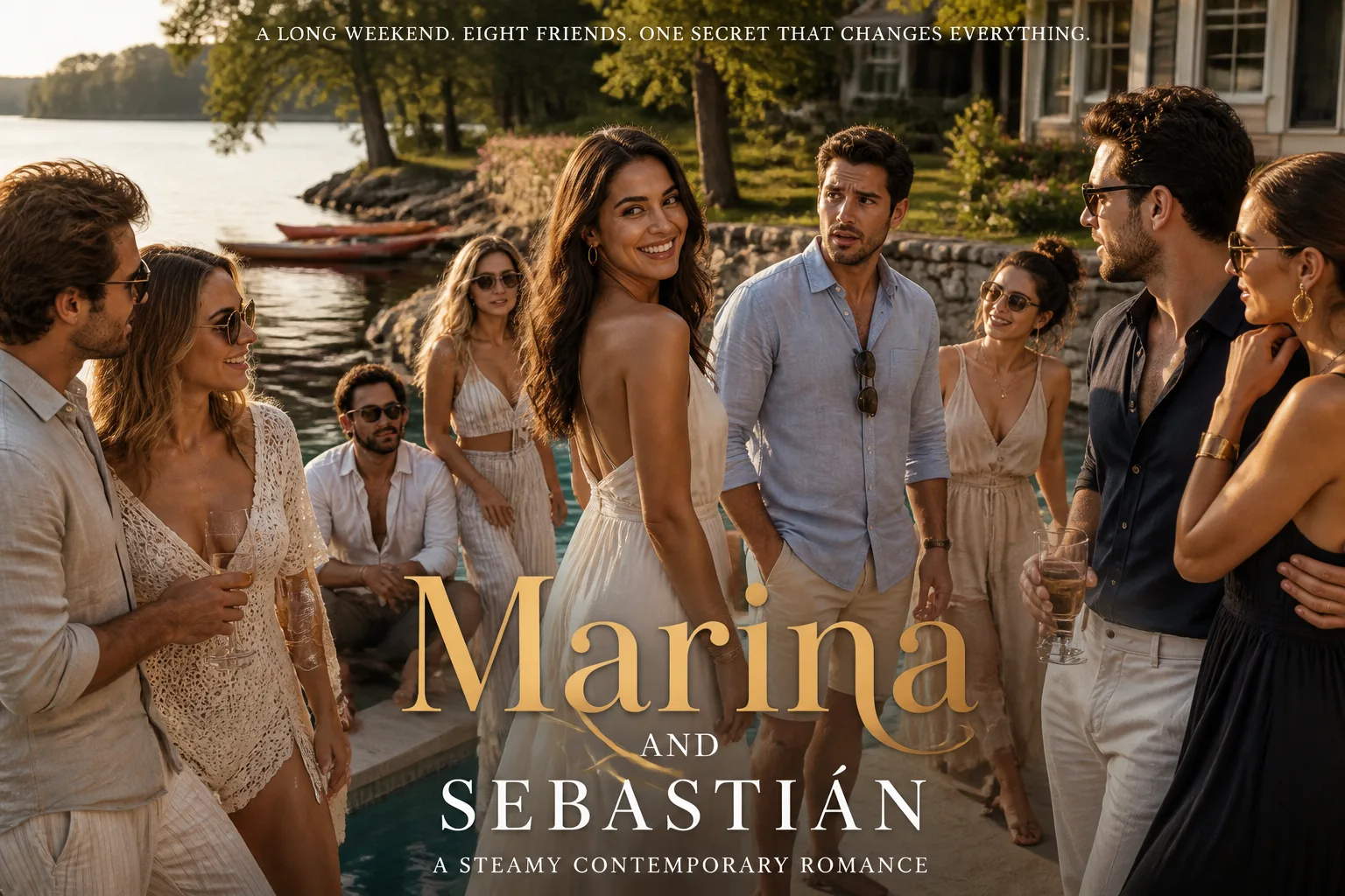 Ilustración del relato erótico: La invitación de Marina a la casa del lago