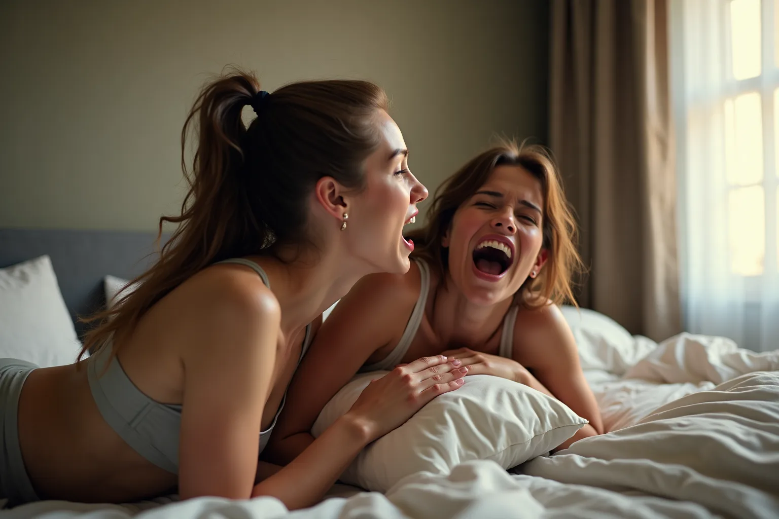 Erotic story illustration: The Key That Awakened Desire Between My Friend and Me