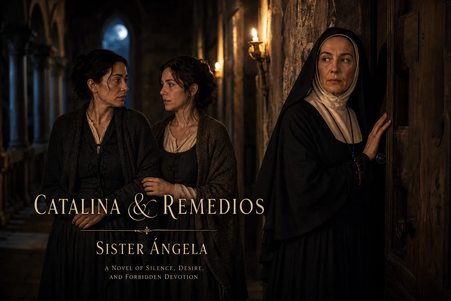 Erotic story illustration: What Sister Ángela Discovered Behind the Door