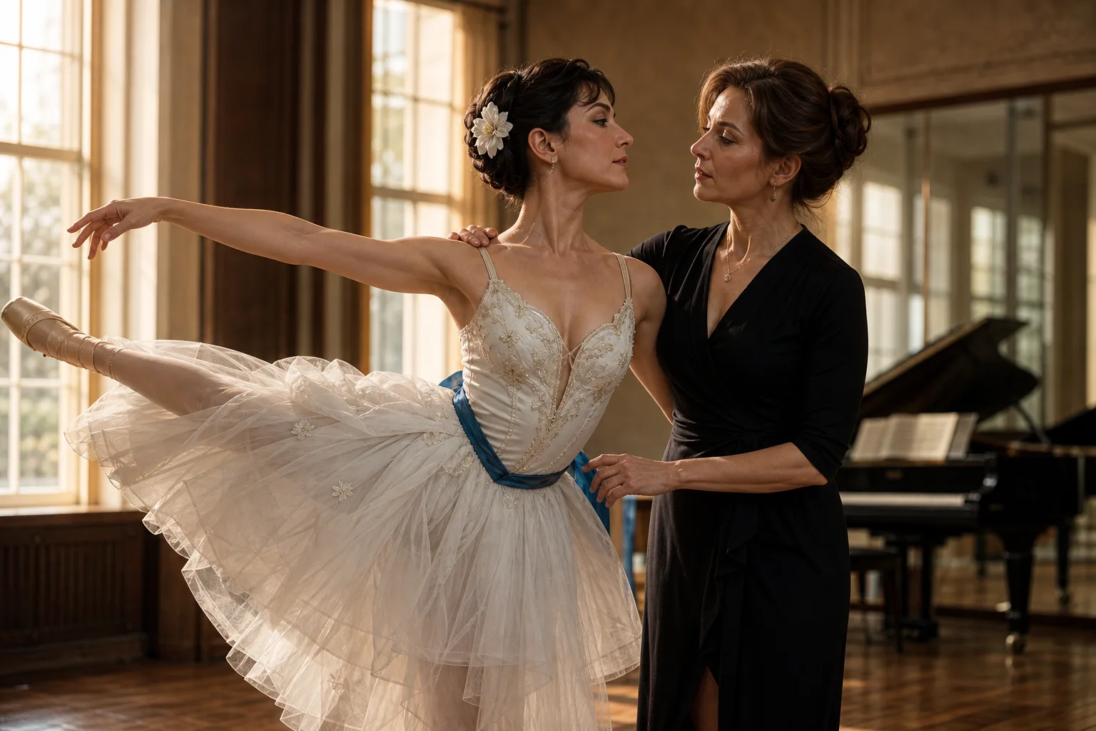 Erotic story illustration: What My Ballet Teacher Awakened in Me