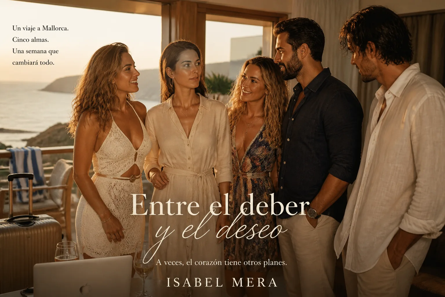 Erotic story illustration: What Happened in the Mallorca Suite with Two Strangers