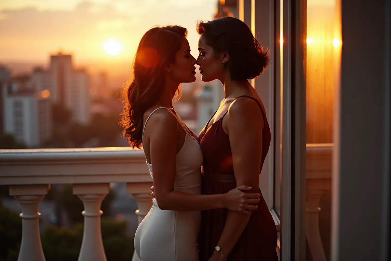 Erotic story illustration: My Neighbor Taught Me What My Boyfriend Never Could