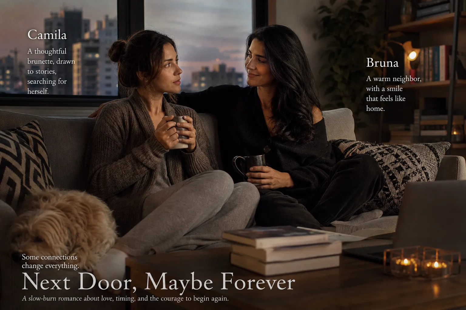Erotic story illustration: My Second-Floor Neighbors Seduced Me Together