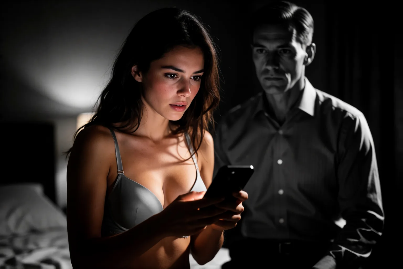 Escena 2 del relato: Acepté ser su sumisa durante un mes entero
