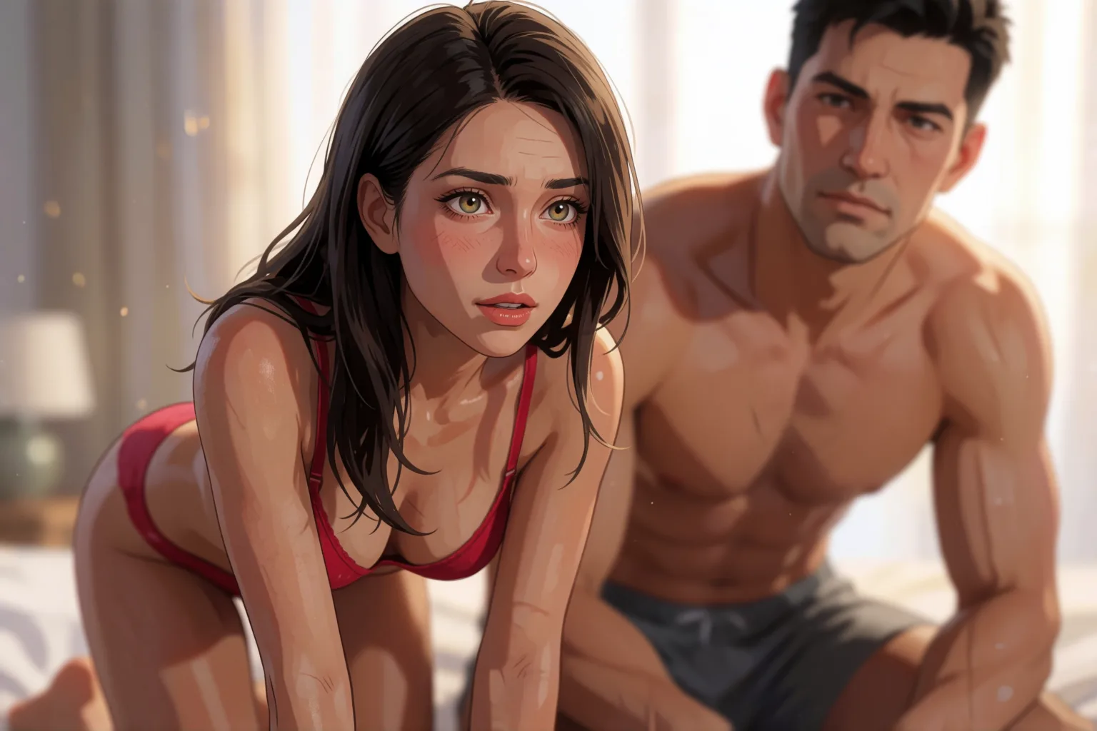 Escena 2 del relato: Buscábamos una pareja para vernos, no para esto