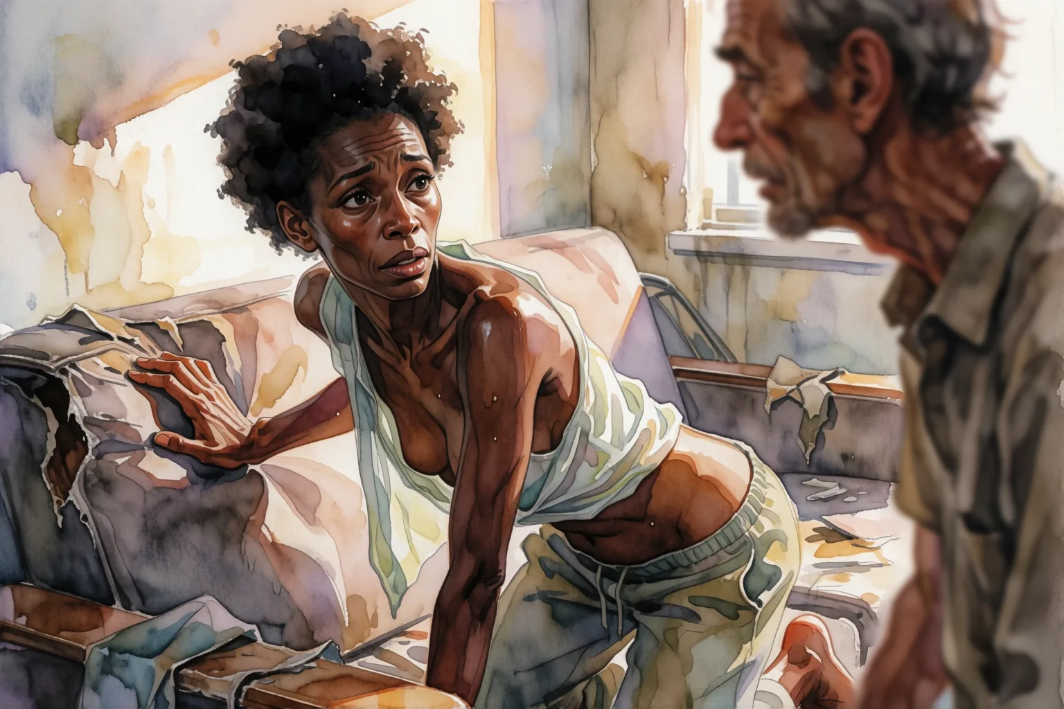 Scene 2 of the story: Cintia, the Dirtiest Submissive in the Old Market