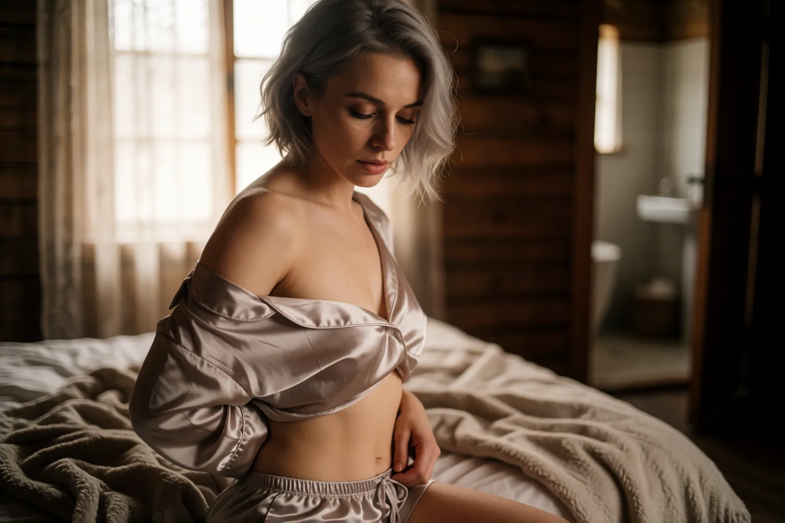 Erotic story illustration: I Shared a Room with My Half-Sister