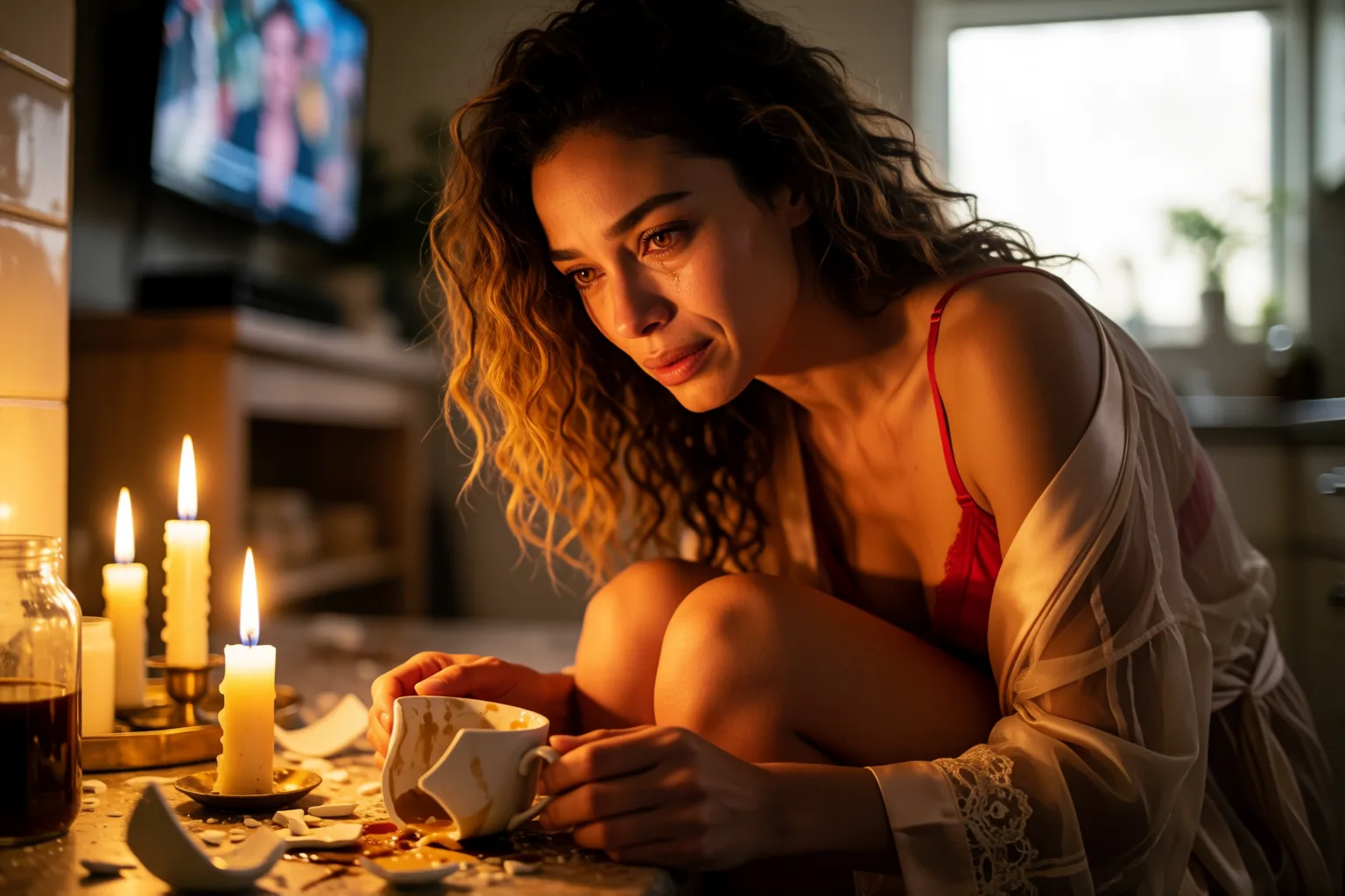 Escena 1 del relato: Cuando mi amante murió, mi novio dejó de ser él
