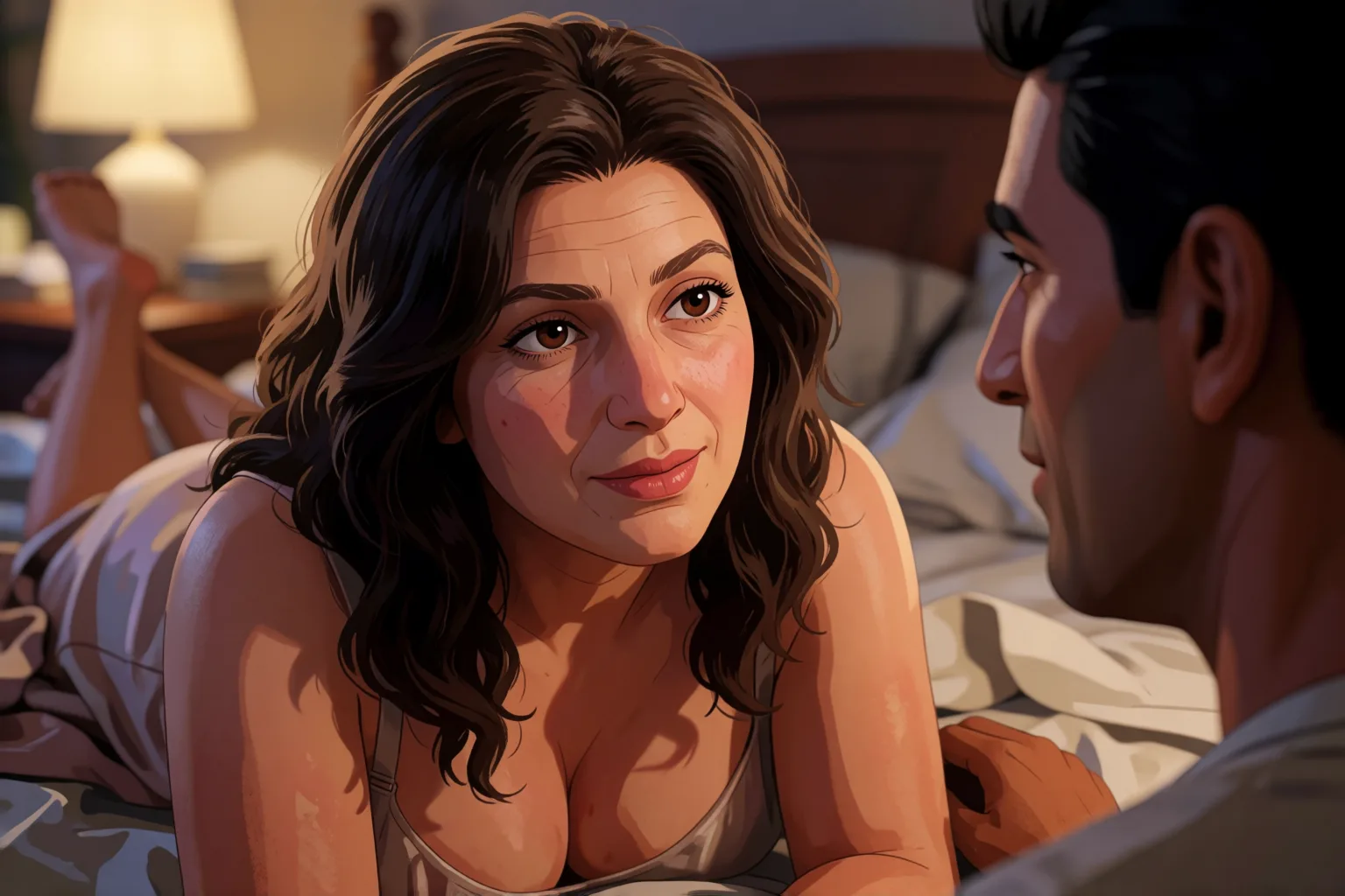 Escena 2 del relato: Cumplí mi fantasía prohibida con dos hombres