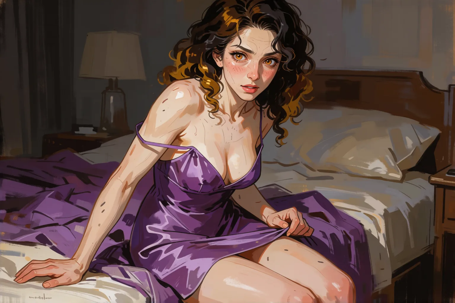 Erotic story illustration: I Tended the Wounds of the Stranger Who Defended Me