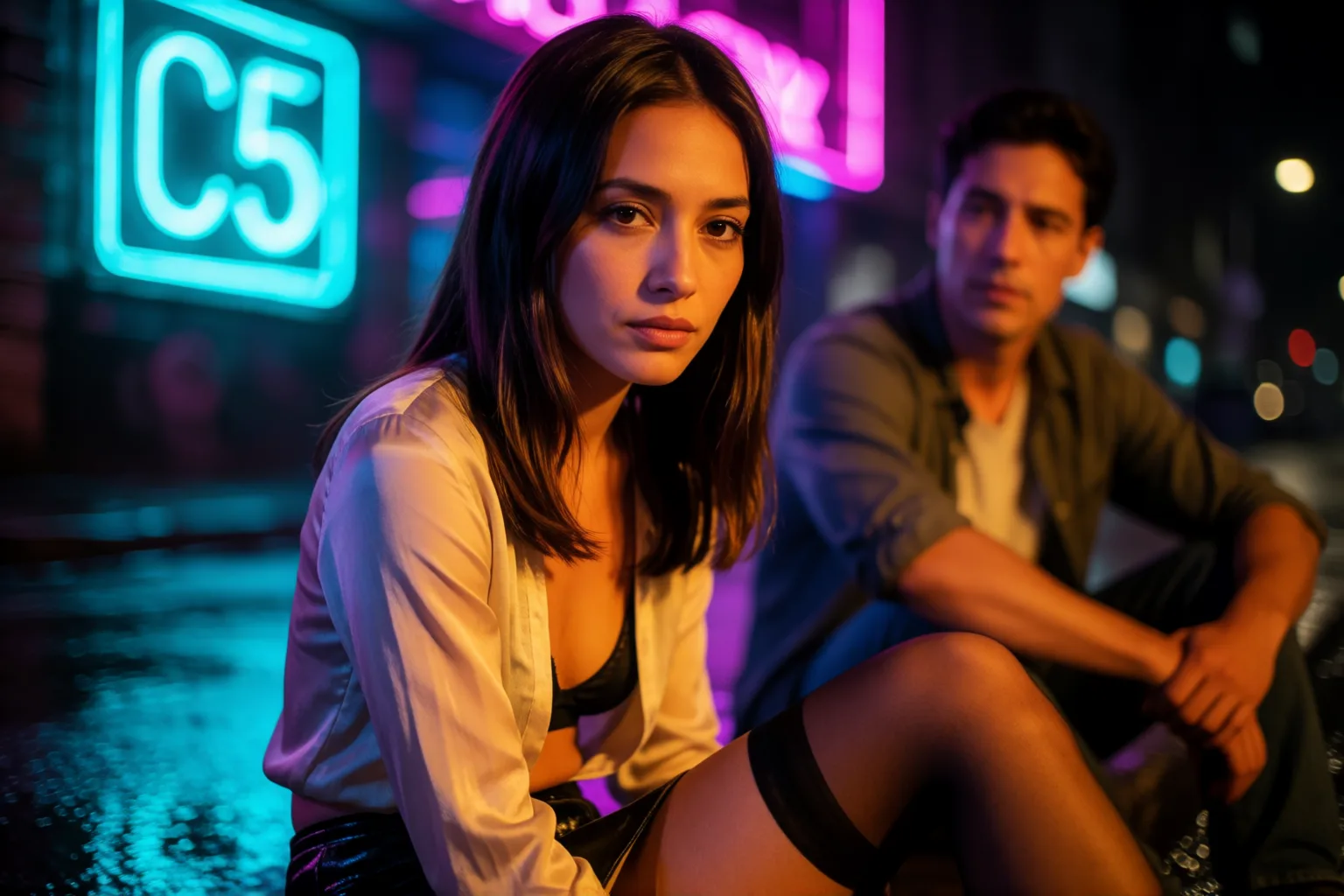 Escena 2 del relato: Descubrí el secreto de mi amiga en aquel club