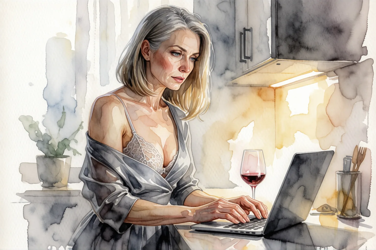Escena 1 del relato: El anuncio que publiqué la noche de mi cumpleaños