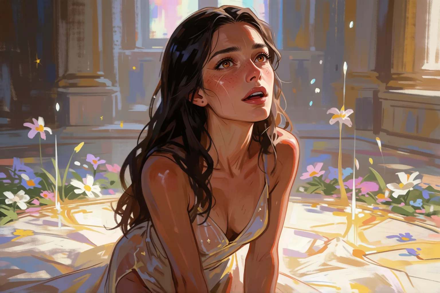Scene 2 of the story: The Ascension of Lumira, Goddess of Two Sexes