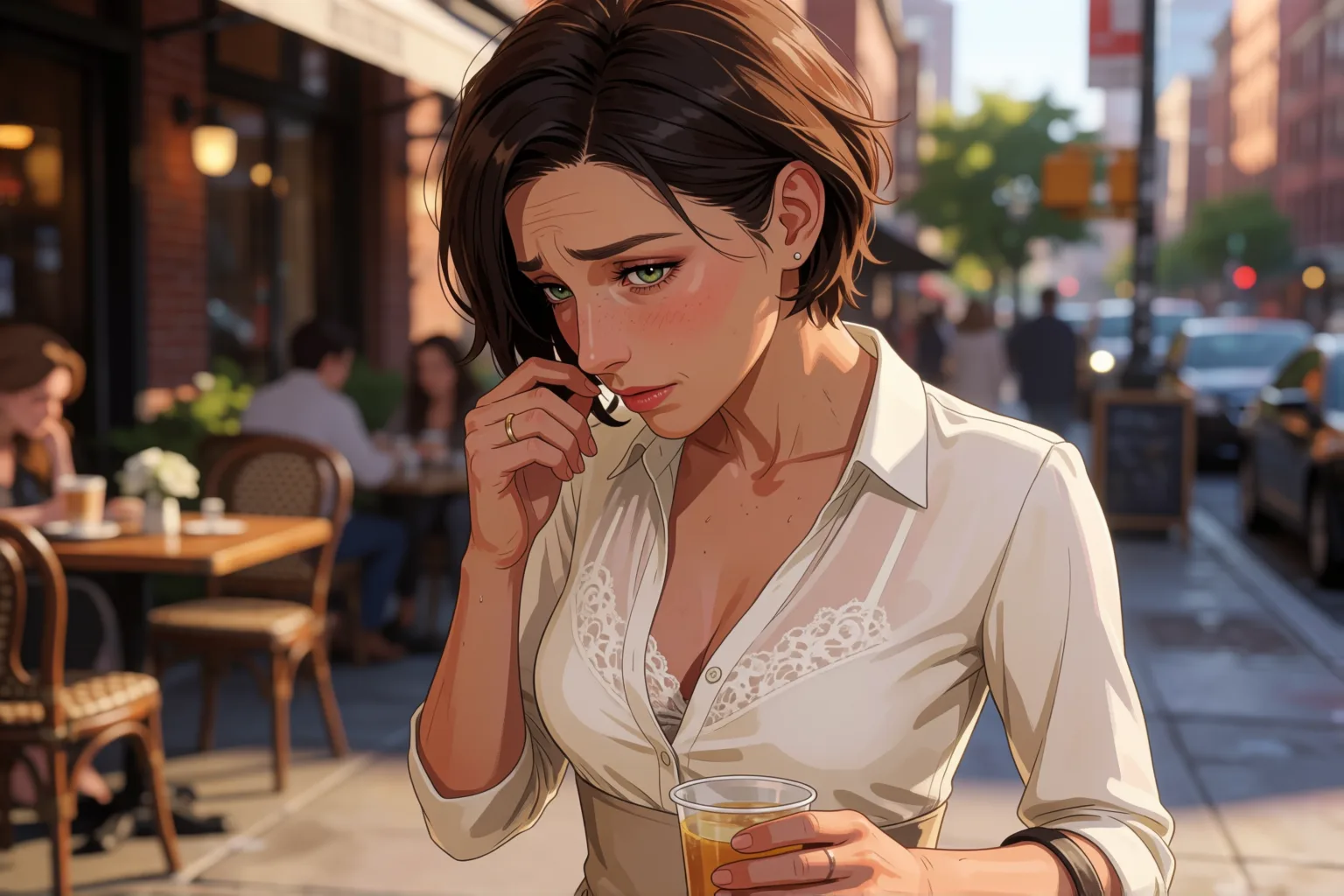 Erotic story illustration: The Kiss That Changed Everything Six Days Before My Wedding