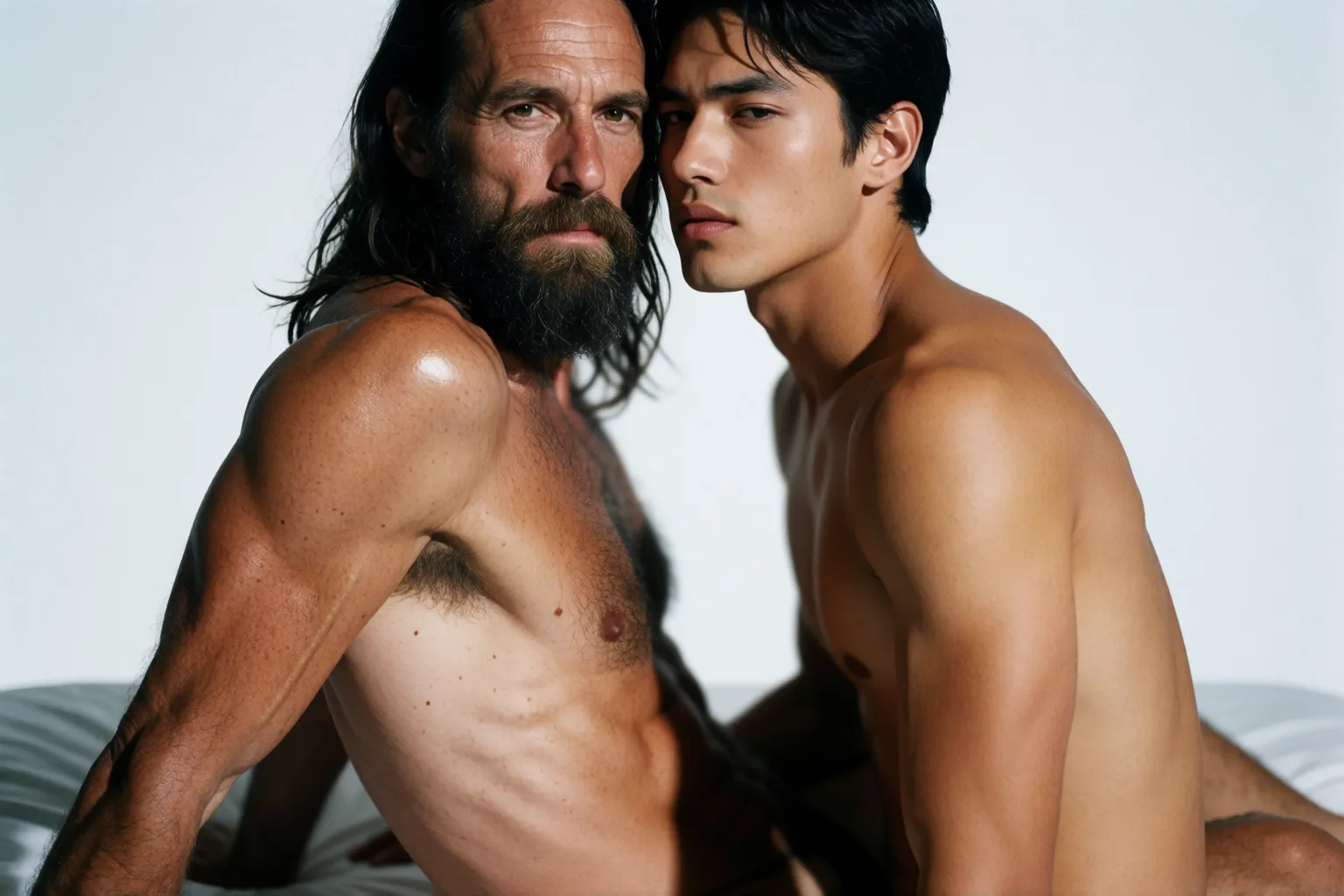 Szene 2 der Geschichte: Der Jäger aus den Bergen und die drei Burschen
