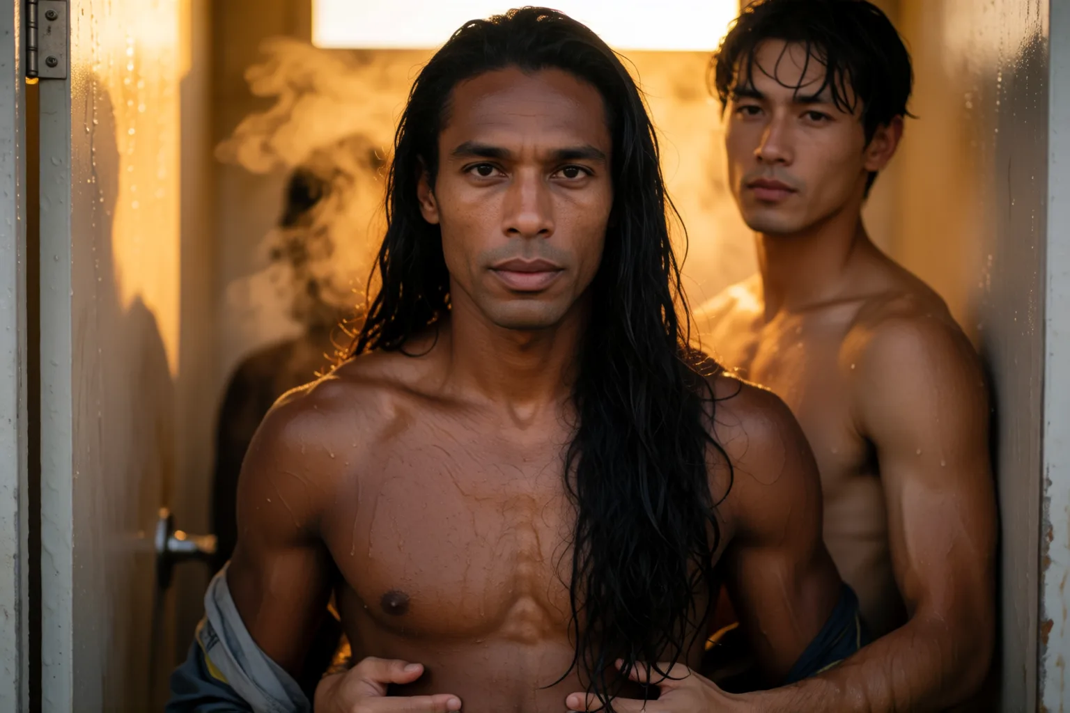 Scene 2 of the story: The Stranger in the Locker Room Wanted to Join Us
