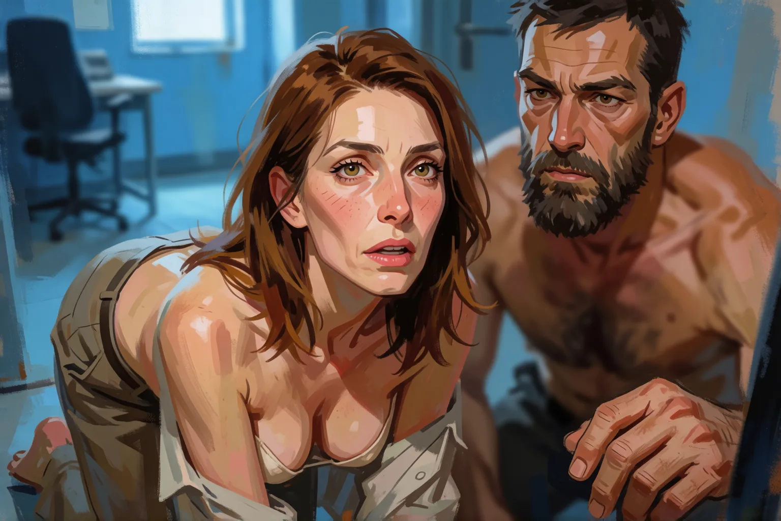 Escena 2 del relato: El deseo que pedí en la fiesta me transformó en mujer