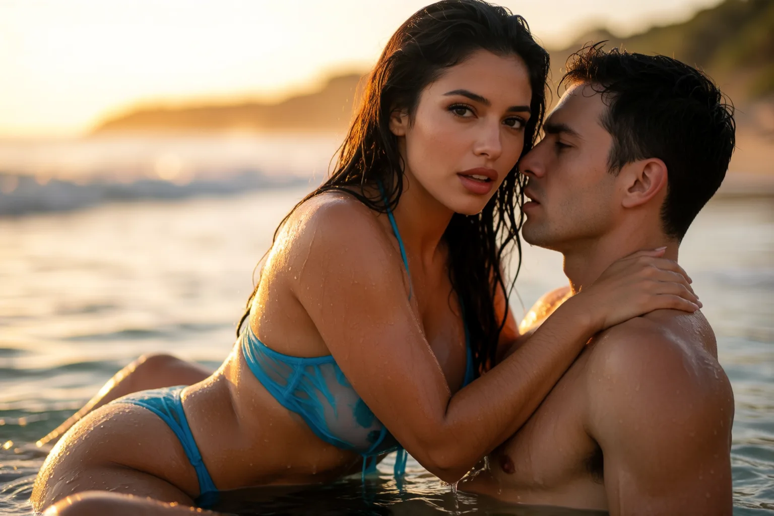 Escena 2 del relato: El domingo que jugamos a ser dos desconocidos en la playa