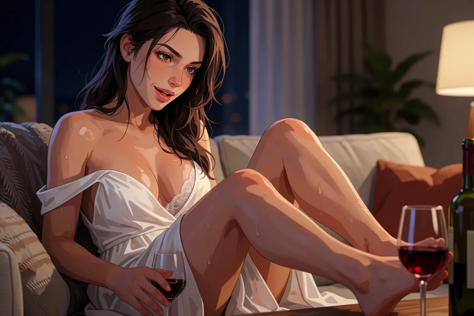 Erotic story illustration: The Weekend I Seduced My Uncle’s Wife