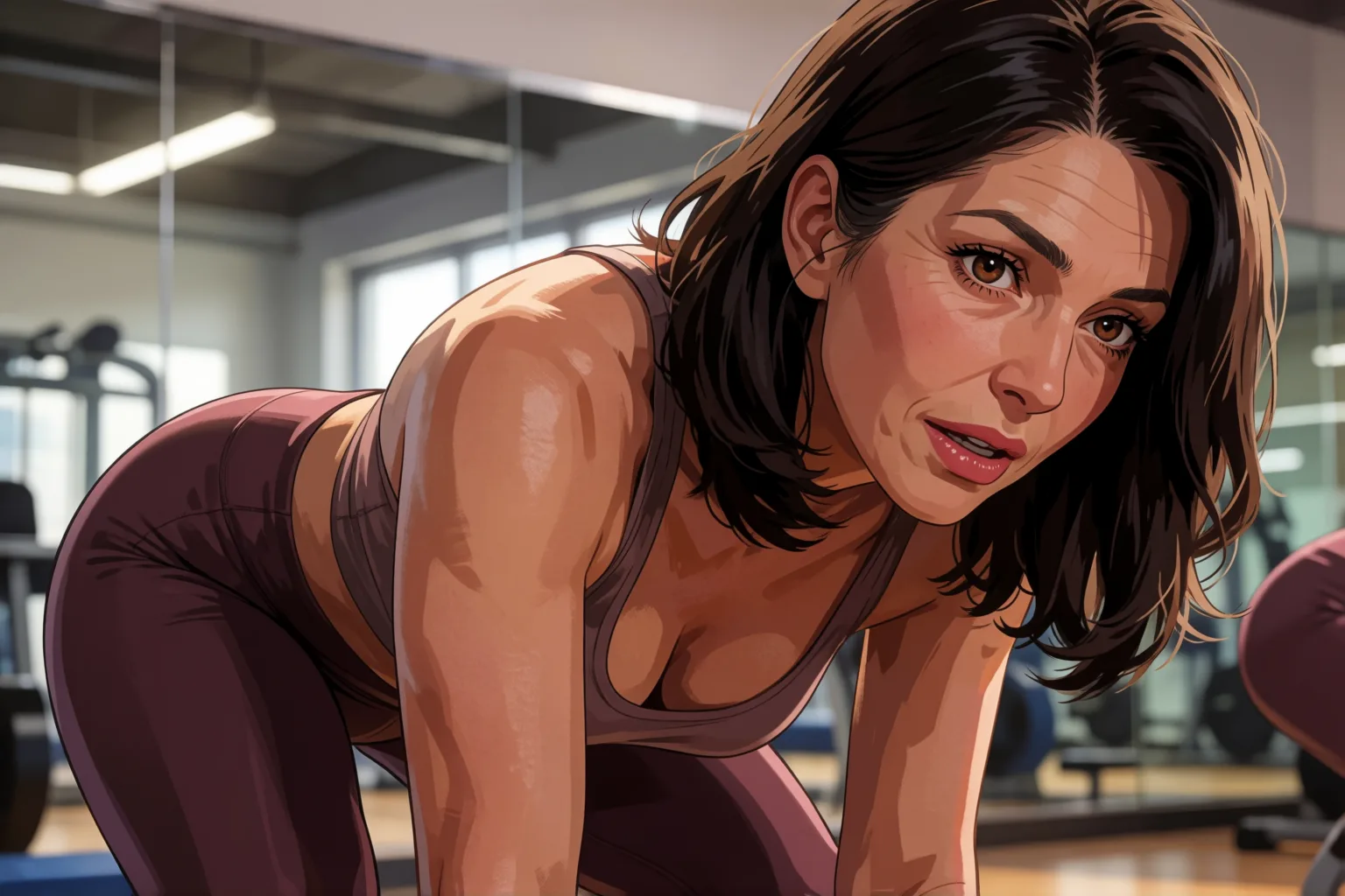 Escena 1 del relato: El gimnasio que abría solo para mí los domingos