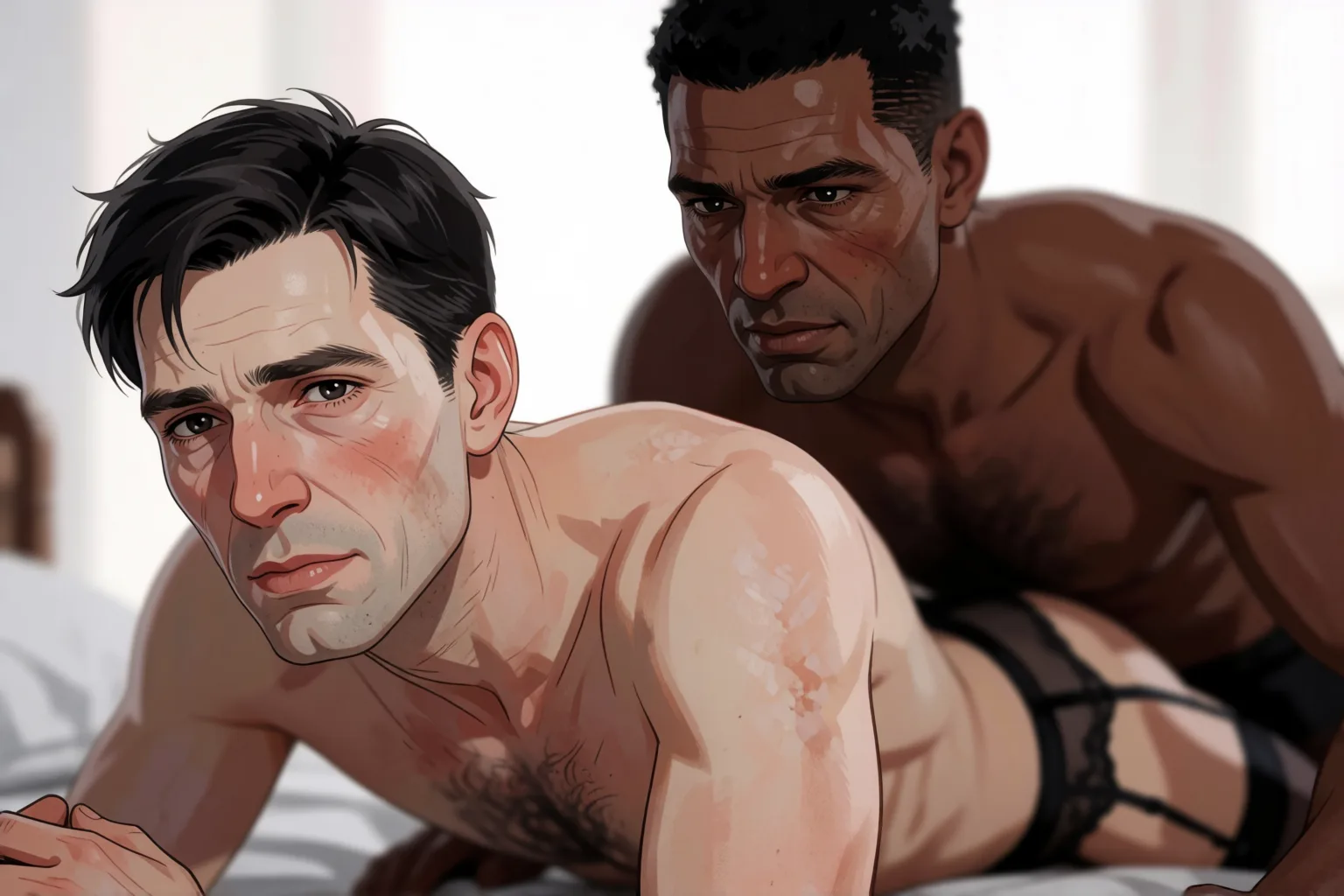 Scene 2 of the story: The Married Man Who Looks for Me When She Sleeps