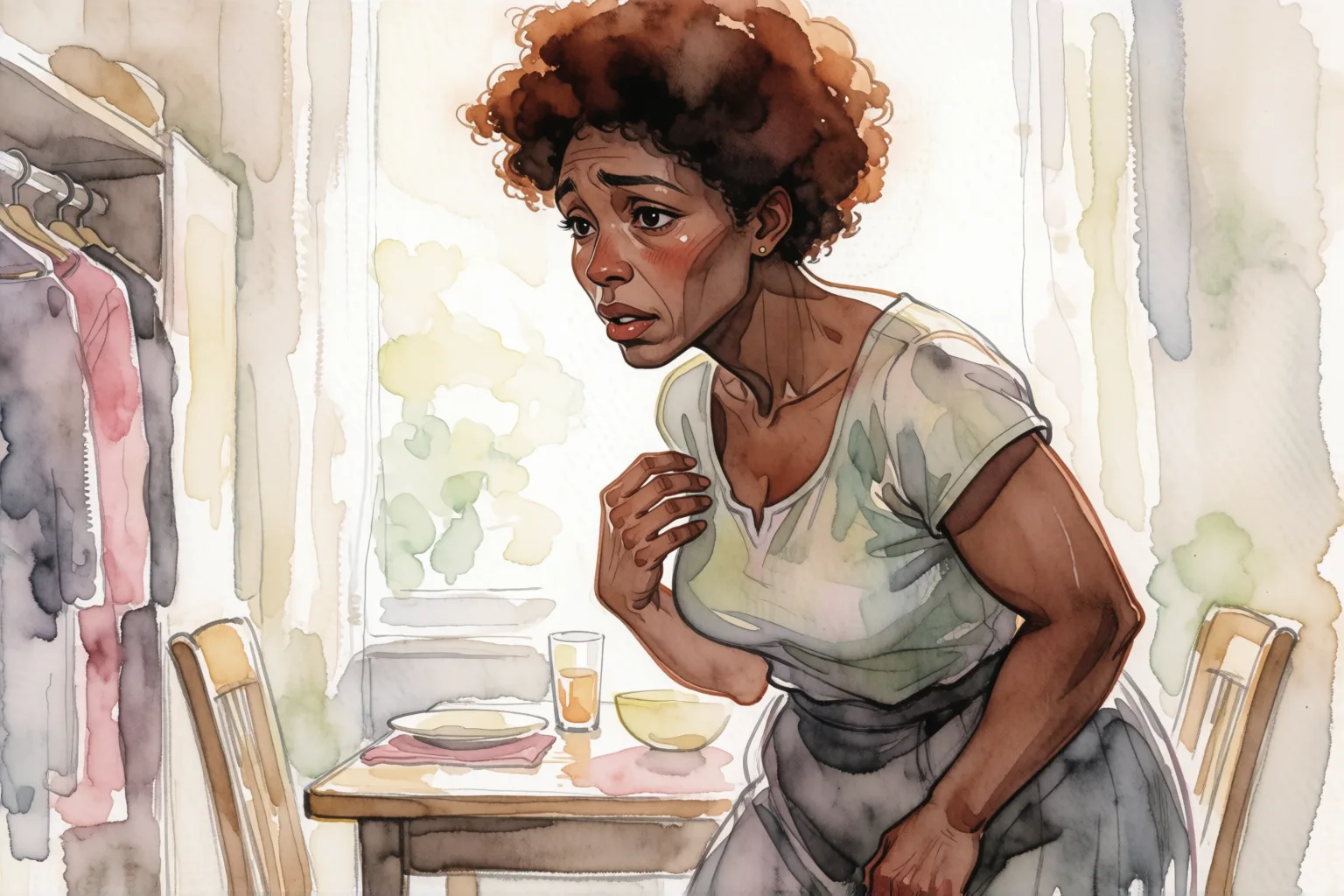 Scene 1 of the story: The Tenant Discovered the Woman I Kept Hidden Inside Me