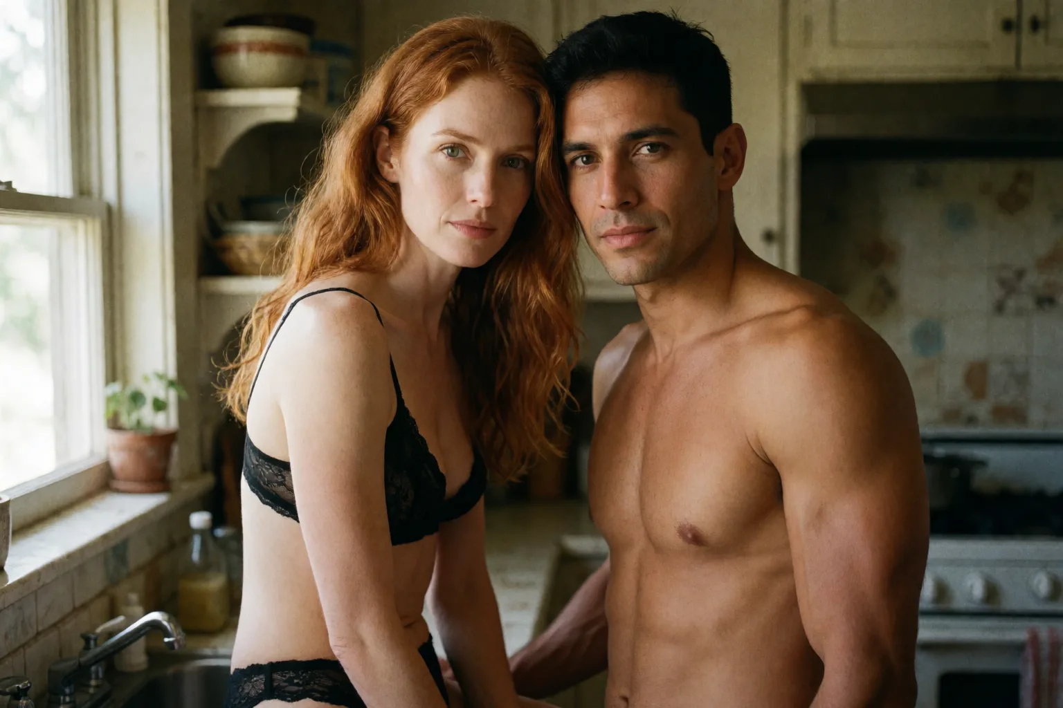 Erotic story illustration: The Gardener at the Estate and My Forbidden Summer