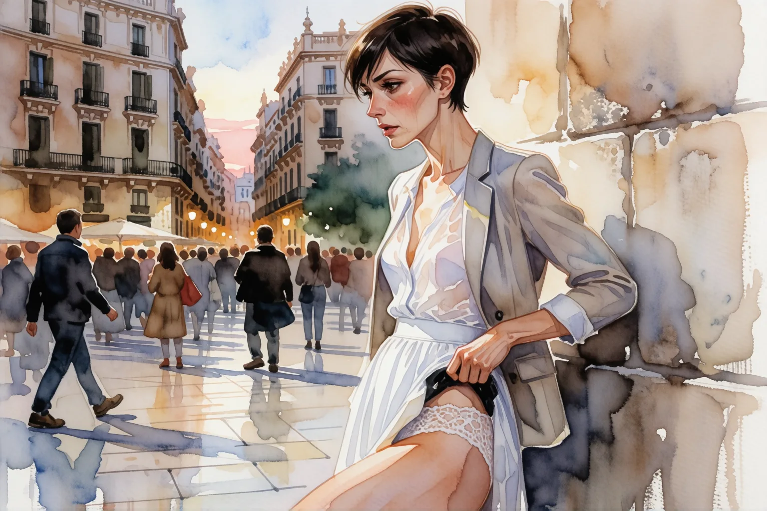 Ilustración del relato erótico: El juego de oficina que se nos fue de las manos