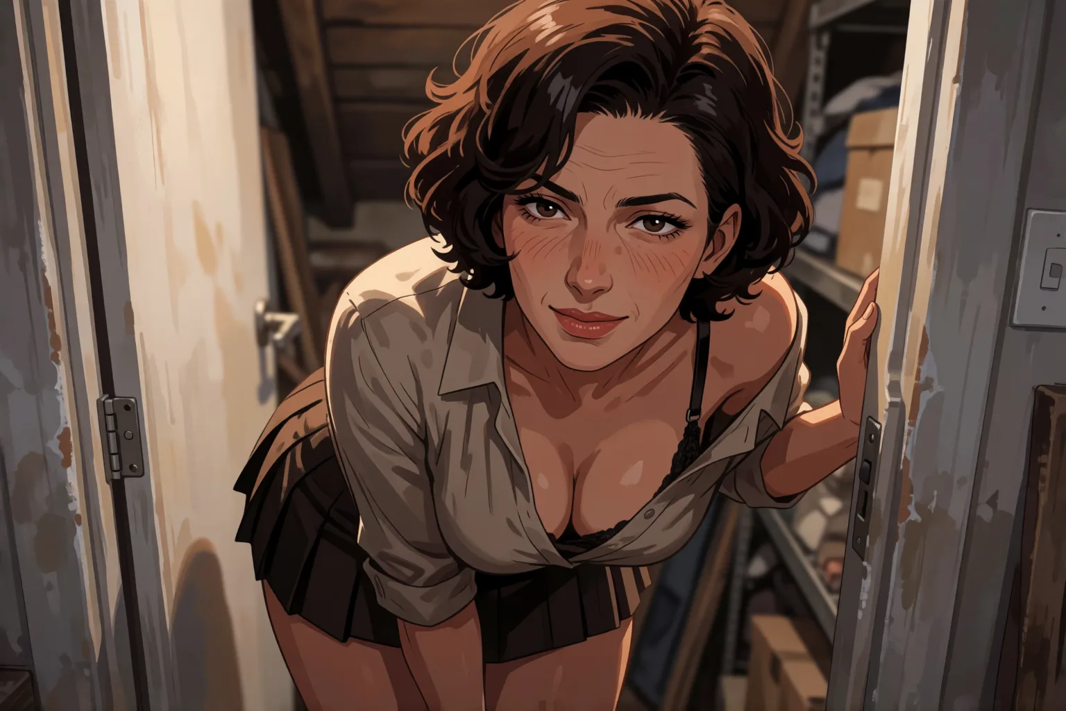 Escena 2 del relato: El maniquí que guardó mi fantasía aquel verano