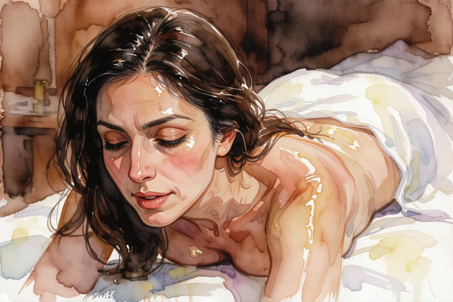 Scene 1 of the story: The Four-Hand Massage That Fulfilled Our Fantasy