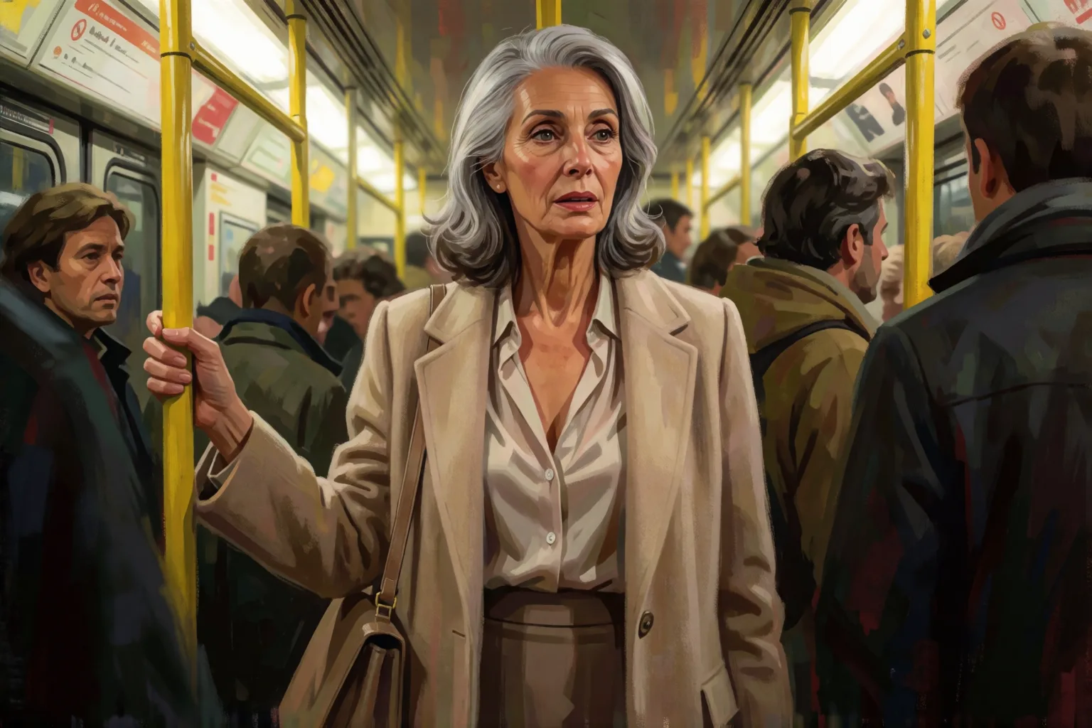 Escena 1 del relato: El metro despertó algo que creía enterrado