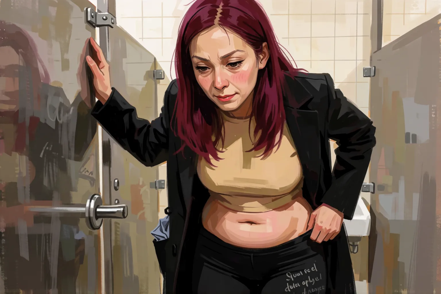 Erotic story illustration: The Humiliation Challenge I Completed at University