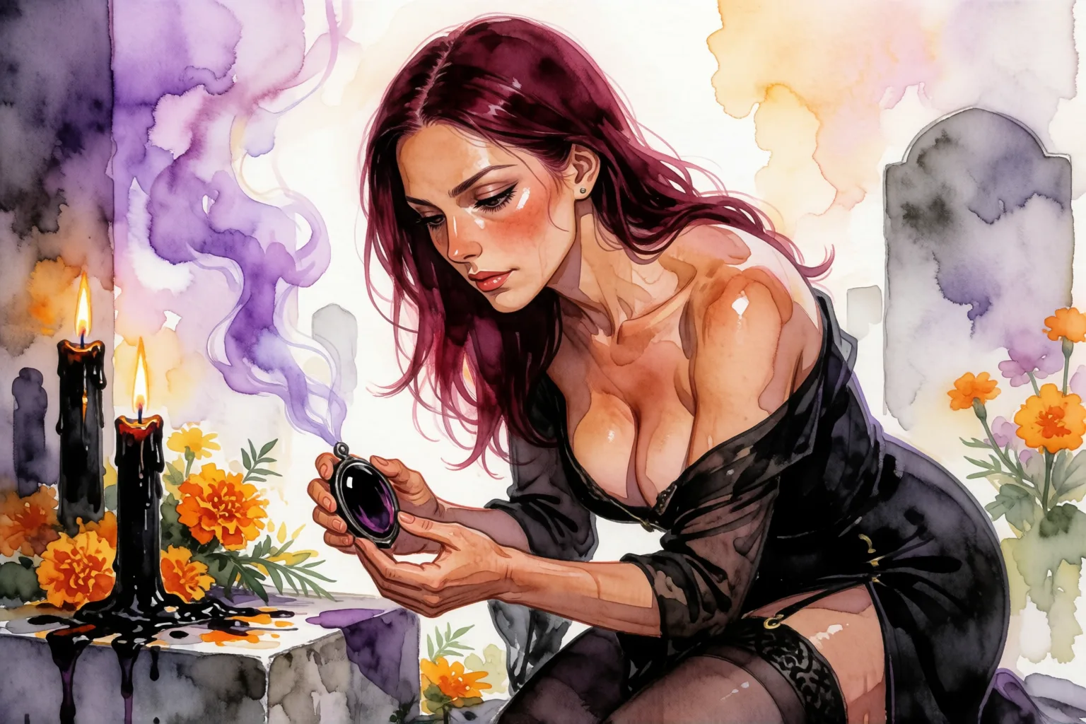 Scene 1 of the story: The Obsidian Ritual to Punish My Swindler