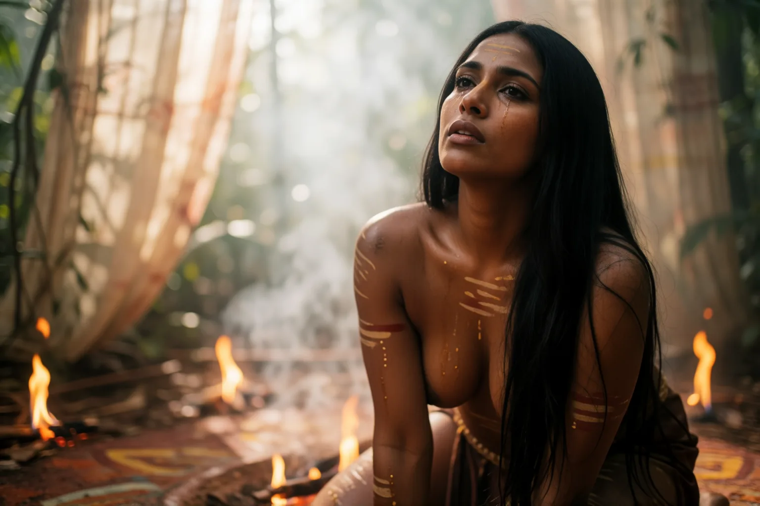 Scène 1 de l'histoire : Le rituel dans la jungle qui transforma mon corps