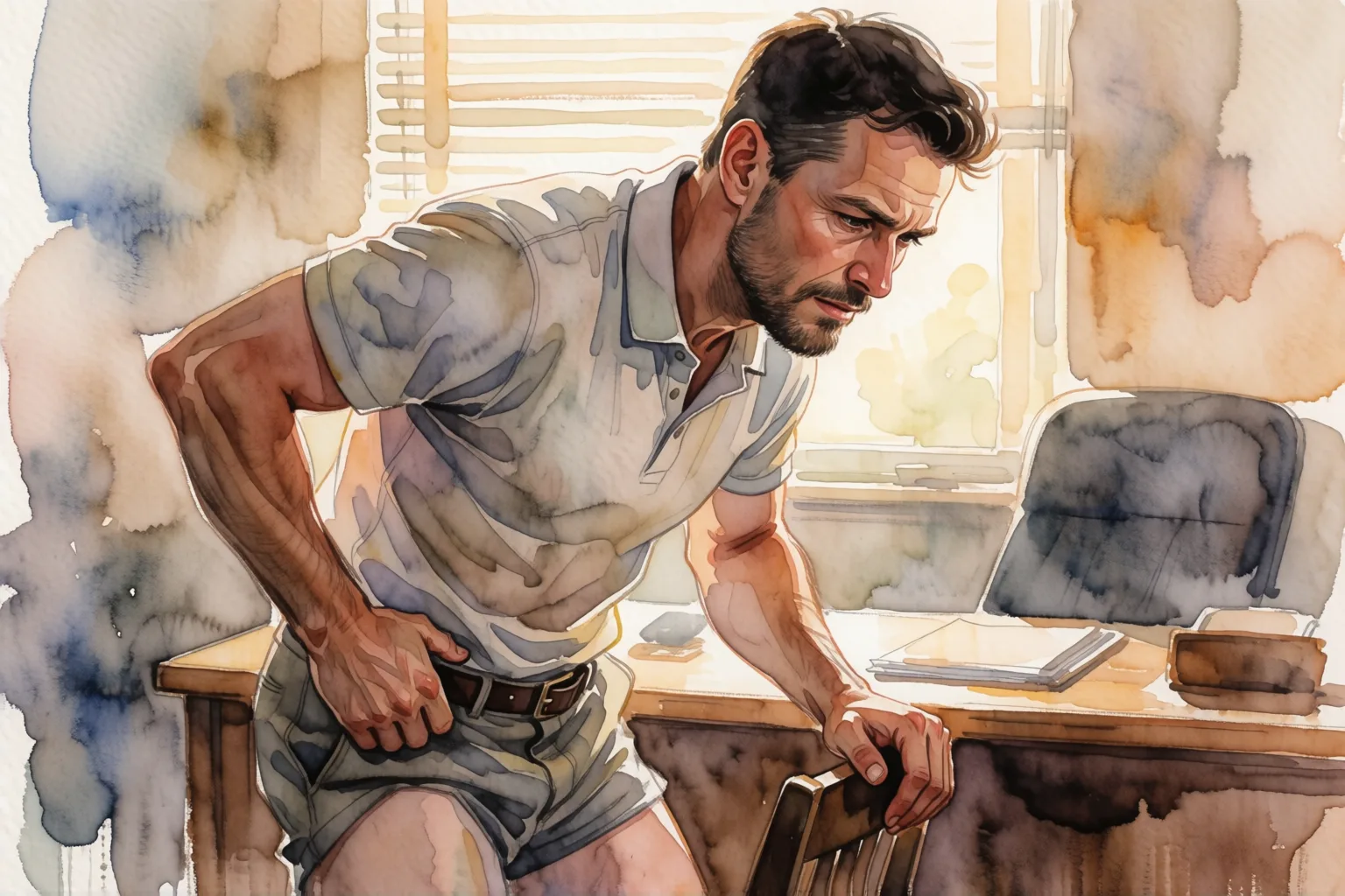 Ilustración del relato erótico: El secreto del tendero que se confesaba cada jueves