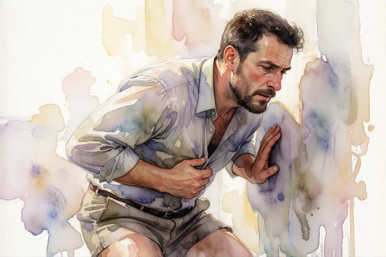 Escena 1 del relato: El secreto del tendero que se confesaba cada jueves