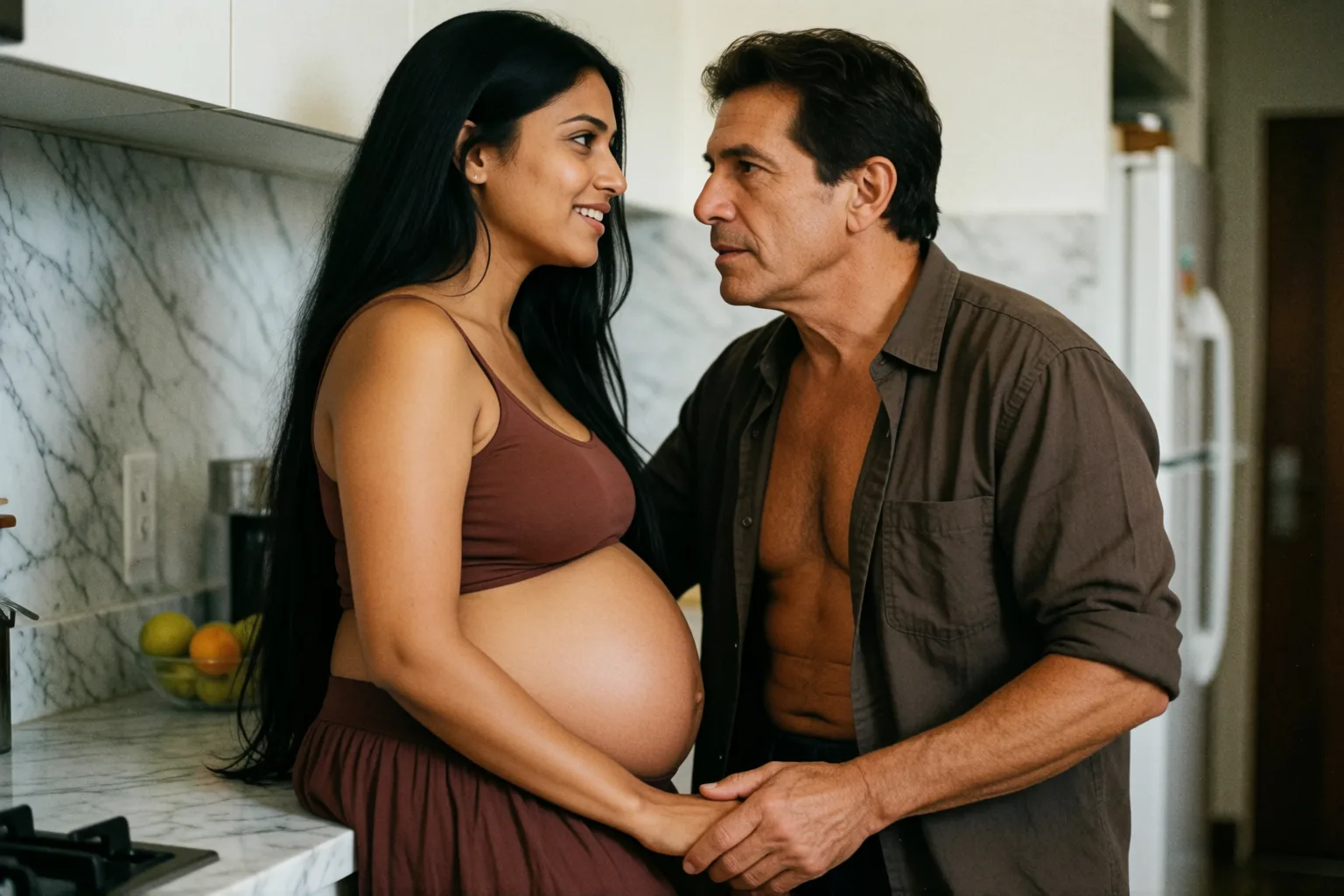 Escena 4 del relato: El tío maduro de mi ex apareció en mi peor momento
