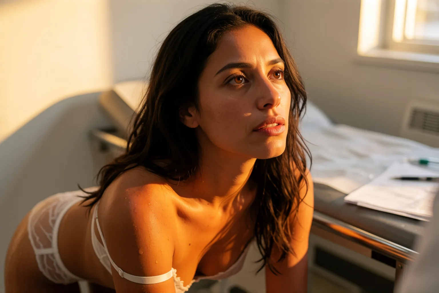Erotic story illustration: The Treatment I Begged for at That Clinic