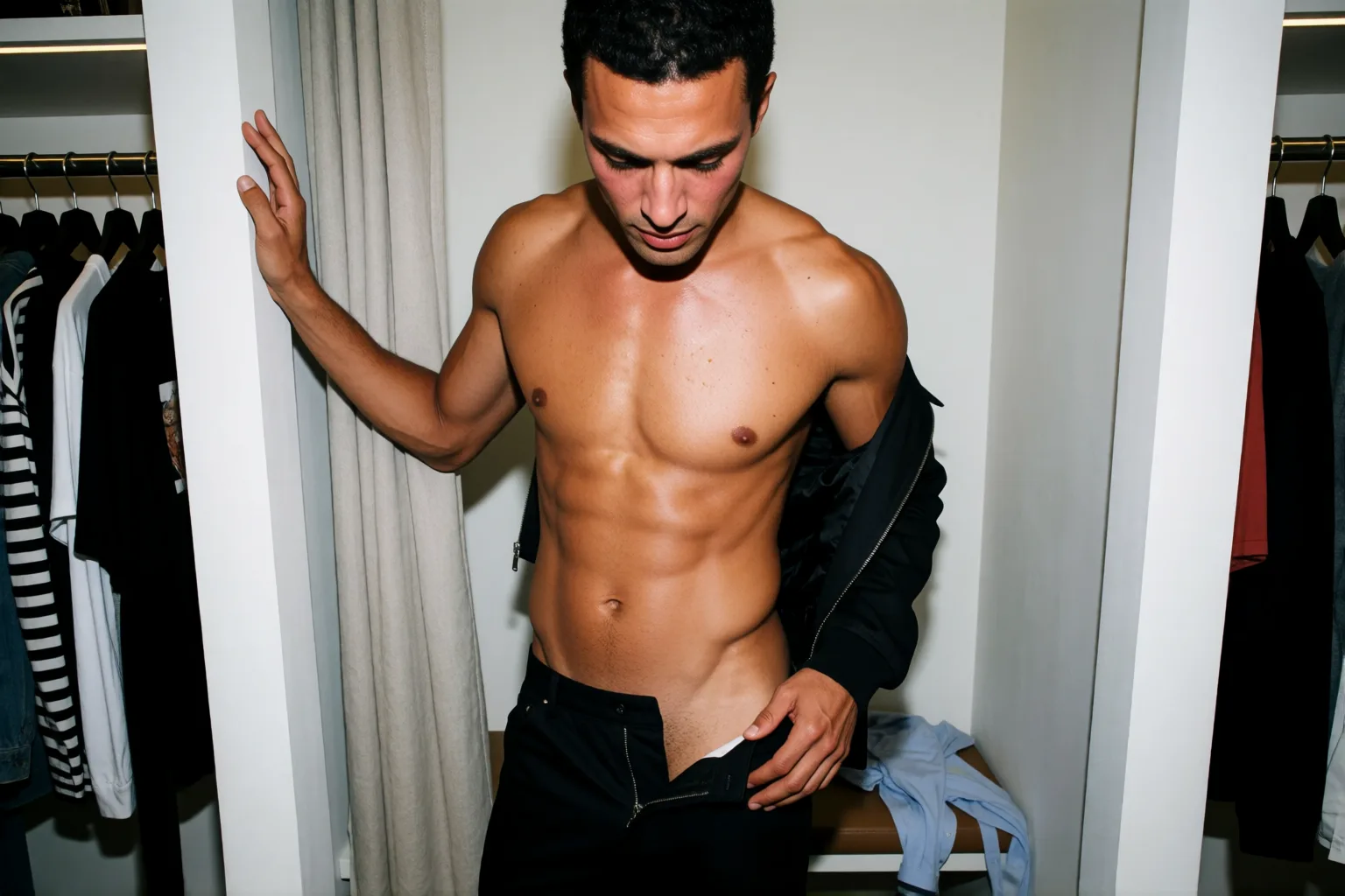 Erotic story illustration: The Locker Room the Former Player Could Never Forget