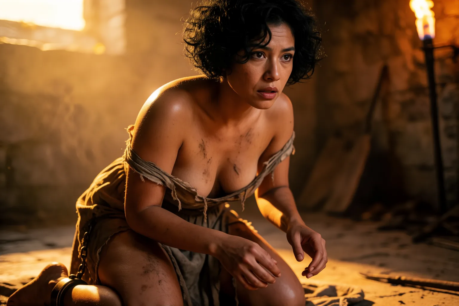 Scene 1 of the story: I Shackled the Prisoner the Governor Forgot