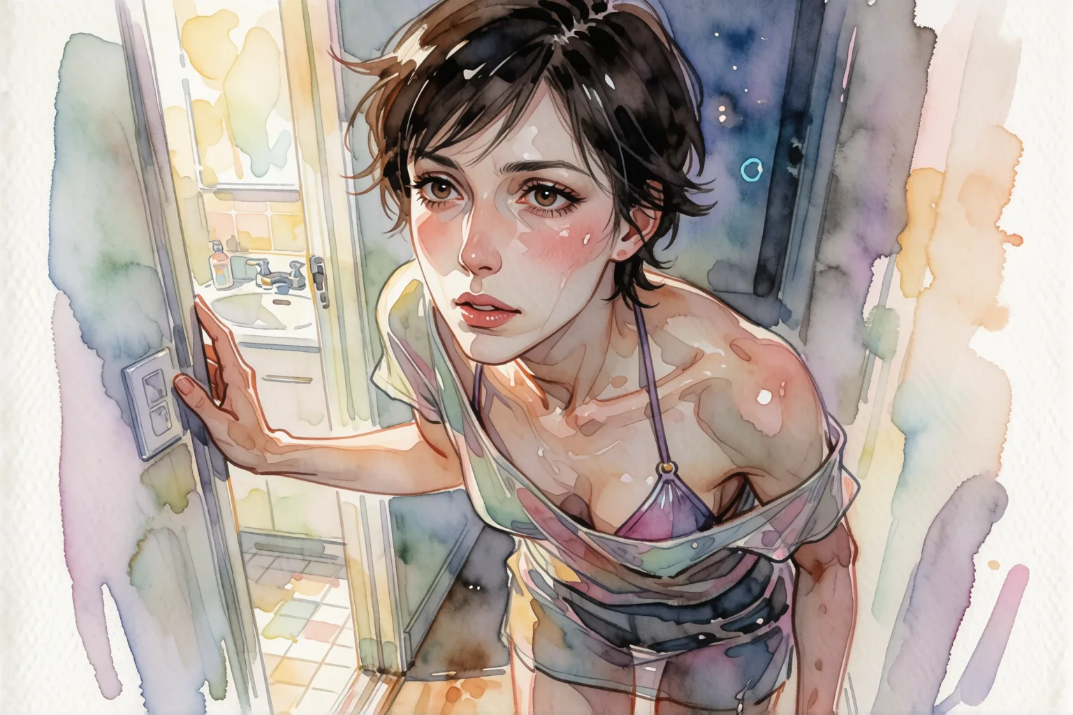 Erotic story illustration: I Imagined My Friend’s Boyfriend and He Came Into My Room