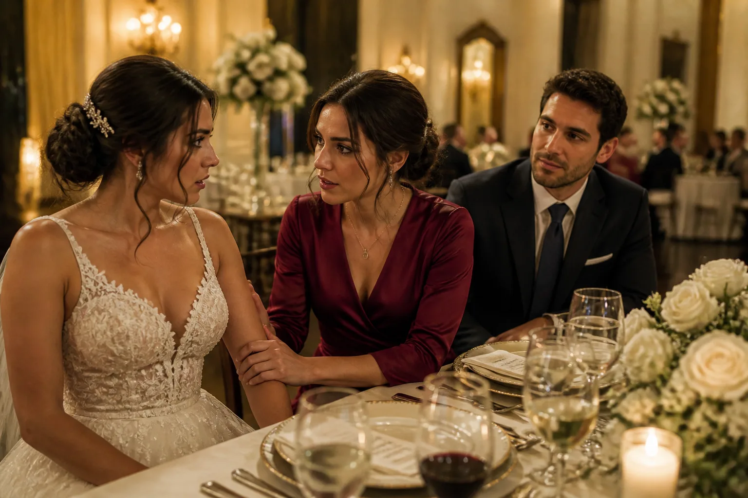 Scene 1 of the story: The Bride’s Friend Who Didn’t Want to Leave