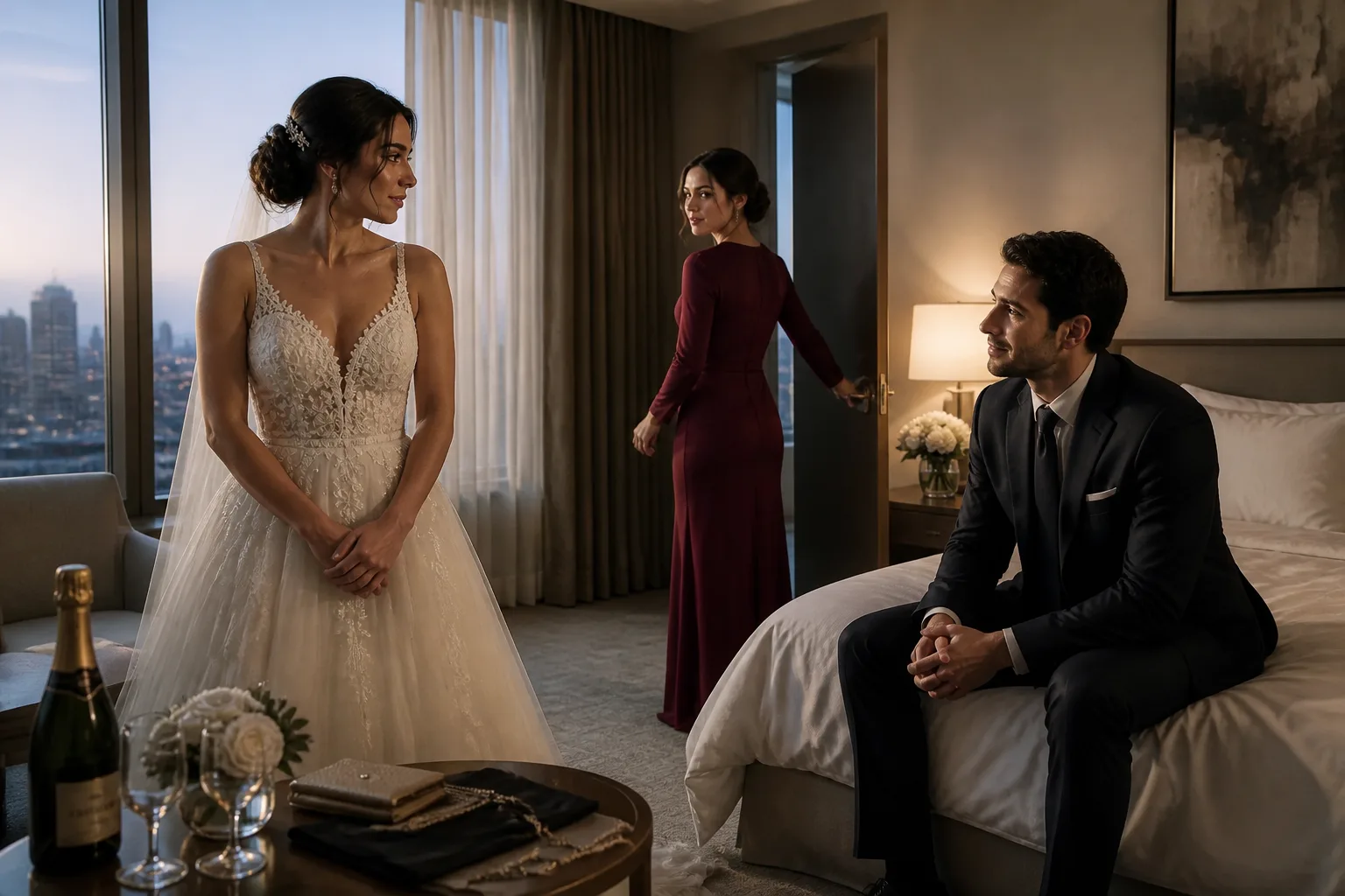 Scene 4 of the story: The Bride’s Friend Who Didn’t Want to Leave