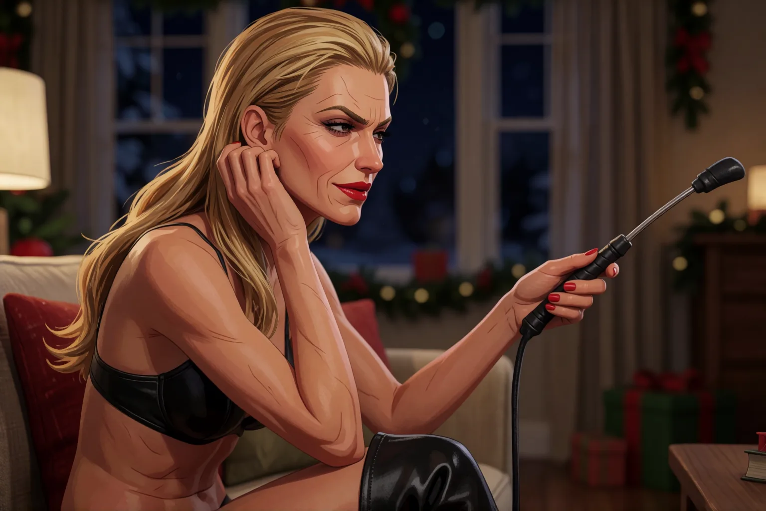 Erotic story illustration: My Girlfriend’s Friend Summoned Me to Punish Me
