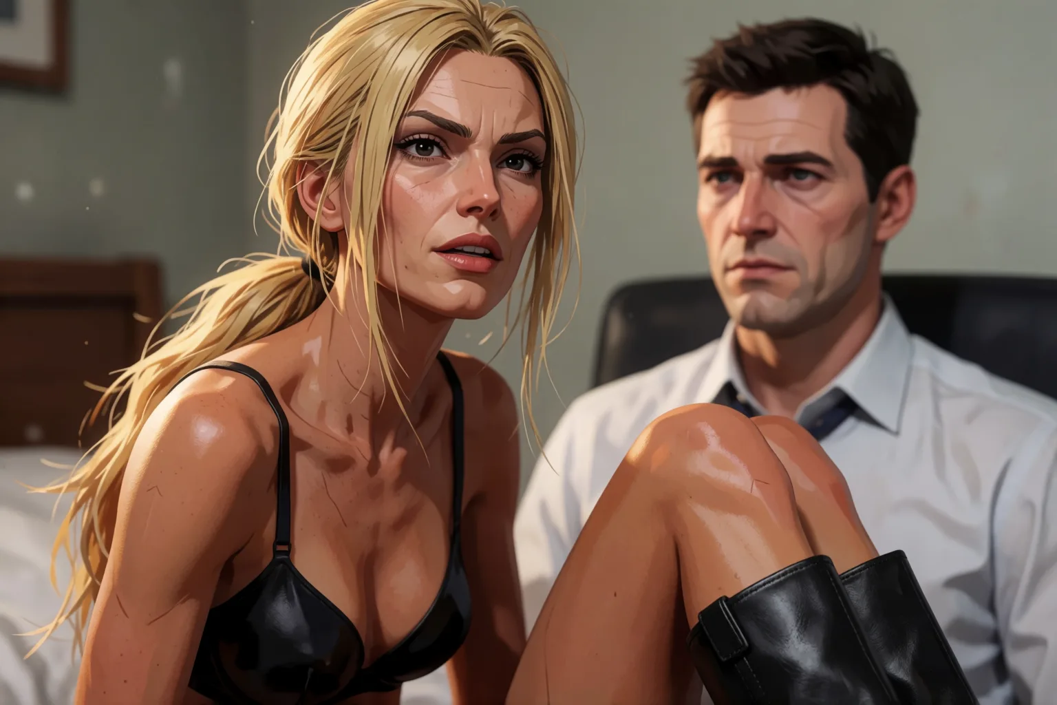 Scene 2 of the story: My Girlfriend’s Friend Summoned Me to Punish Me