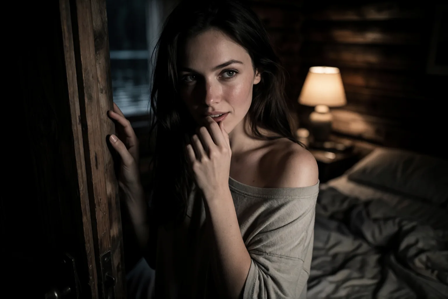 Erotic story illustration: The Cabin Where We Stopped Being Just Friends