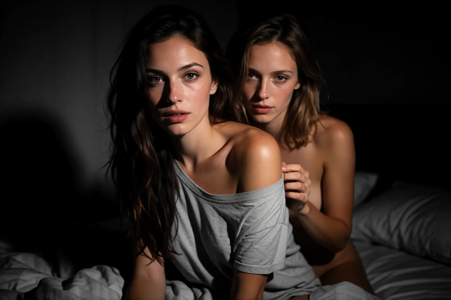 Escena 2 del relato: La cabaña donde dejamos de ser solo amigas